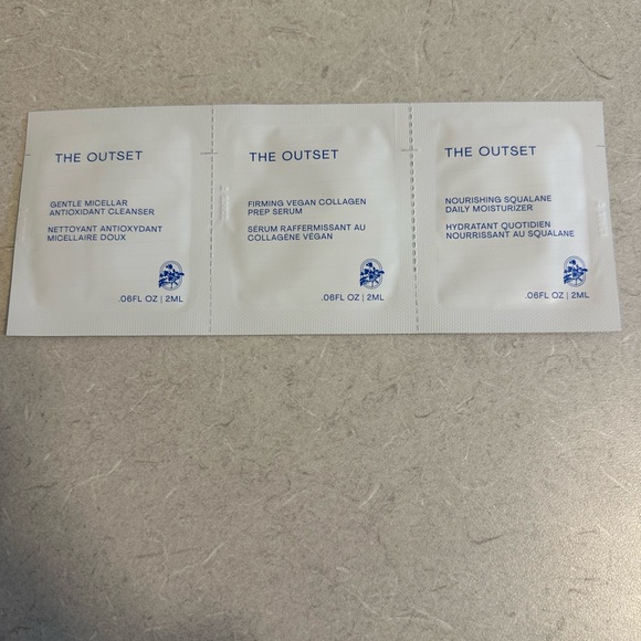 Sample, brand new. Three step skincare: cleanser, serum, moisturizer - Picture 4 of 5